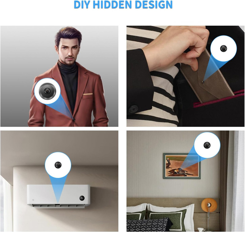 Mini Camera DIY Module HD 1080P Camera Small Wifi Security Cameras Tiny Wireless gallery
