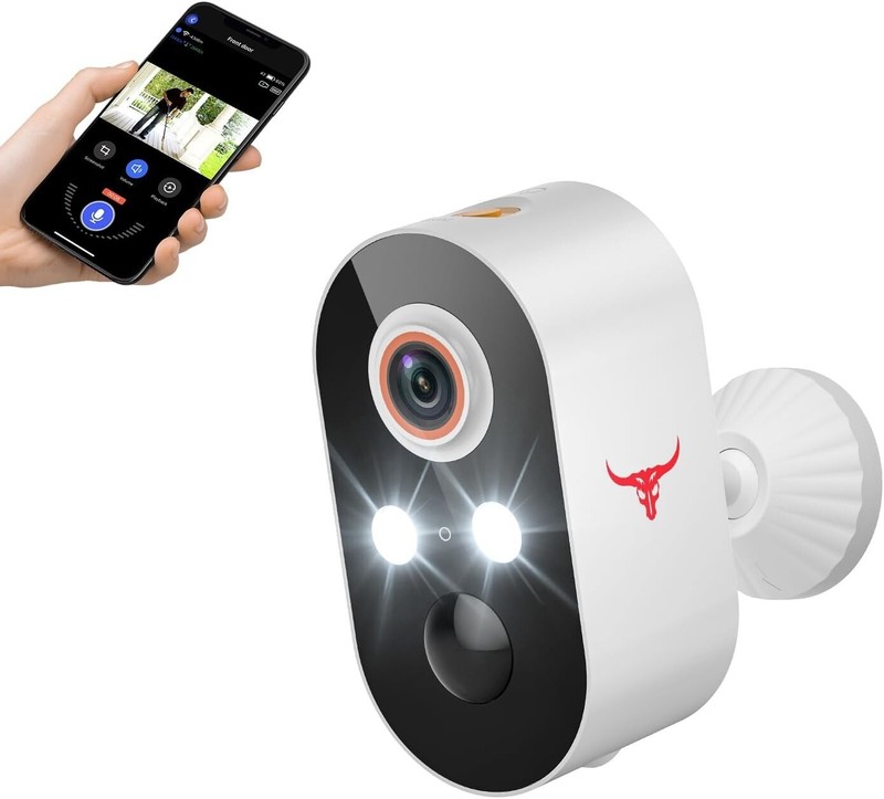 1080P Outdoor Security Camera Wireless with 2-Way Talk, Battery Powered new