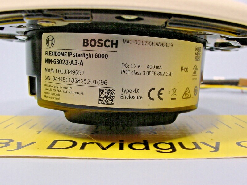 Bosch NIN-63023-A3-A FLEXIDOME IP Starlight 6000 Dome 2MP HDR 3-9mm auto IP66 gallery
