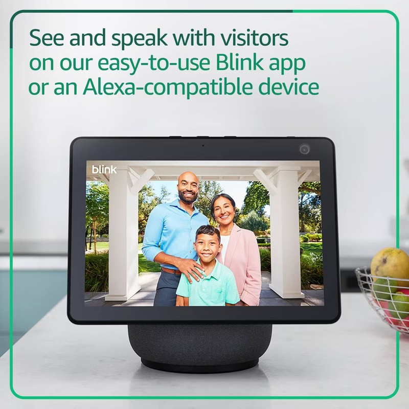 Blink Video Doorbell with Head-to-toe HD view, Two-year Battery Life, and Simple gallery