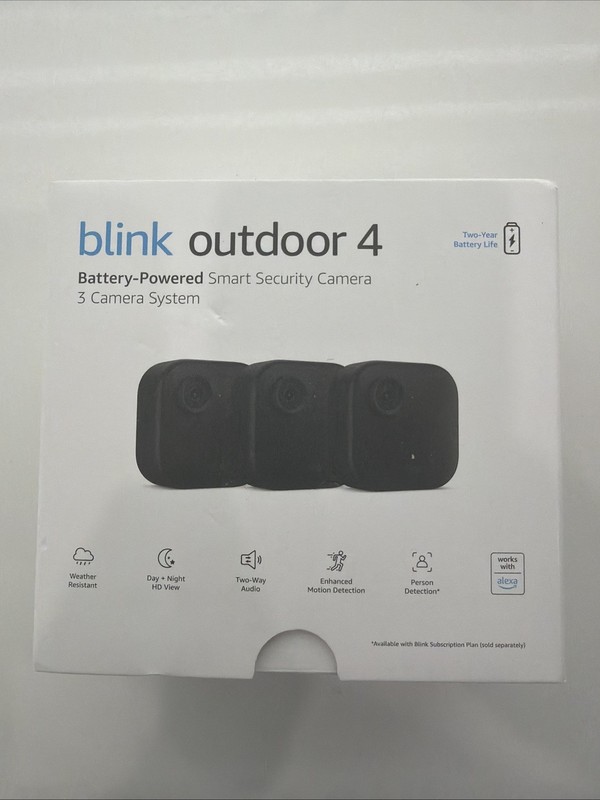 Blink Outdoor 4 – Battery-Powered Smart Security 3-Camera System | Wireless HD