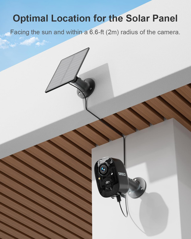Wireless Solar Security Wireless Camera, 4MP Wifi Camera Outdoor with Color Nigh gallery