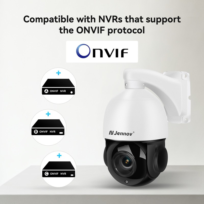 6MP POE Security Camera Two-Way Audio AI Detection Color Night 20X Optical Zoom gallery