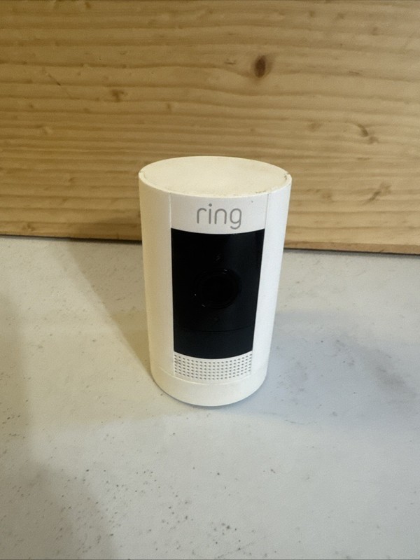 Ring Stick Up Cam White Outdoor Wireless 5UM7E5 **CAMERA ONLY NO BATTERY***