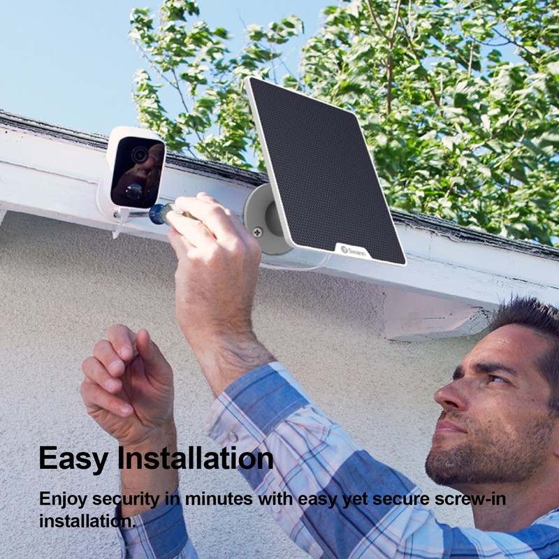 Outdoor Wireless WiFi Solar Battery Powered Security Camera with 32GB SD Card gallery