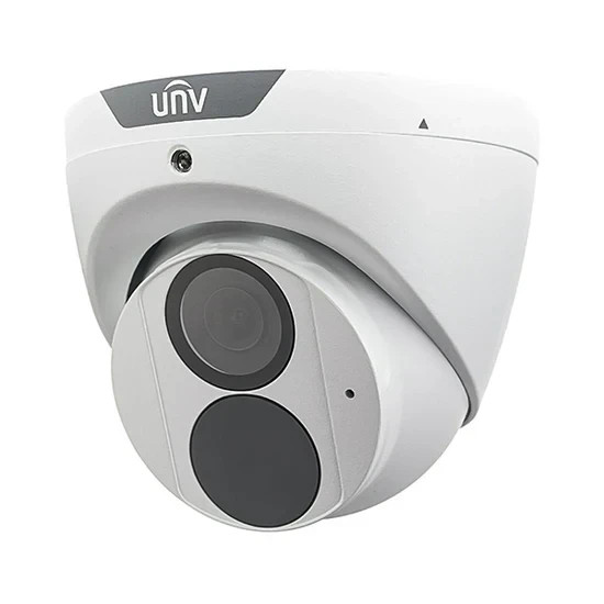 UNV Uniview 4MP IP Weatherproof IR Turret Camera IPC3614SR3-ADPF28K-G Open Box gallery