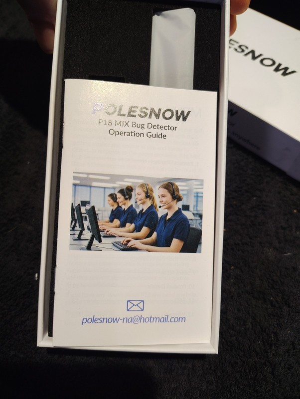 POLESNOW Hidden Camera Detectors Bug Detector Anti Spy Camera Finder gallery