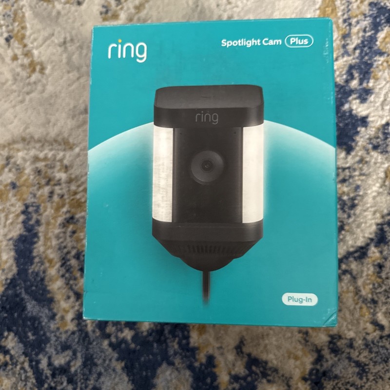 Ring Spotlight Cam Plus – Plug-In – Smart Security Video Camera W/ LED Lights 🖤