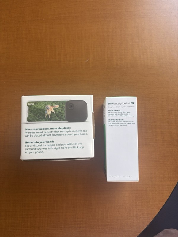Blink Outdoor 4 Camera and Blink Battery Doorbell 2K+ Bundle gallery