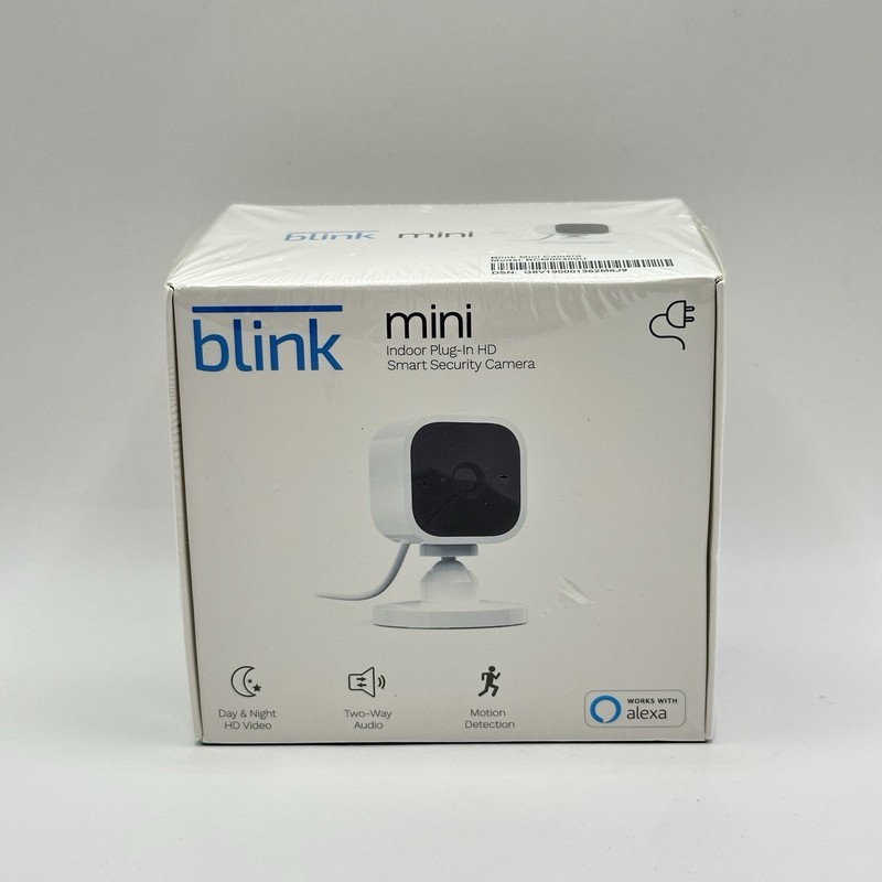 Blink Mini Indoor Plug-In Live HD Smart Security Camera (New in Box)