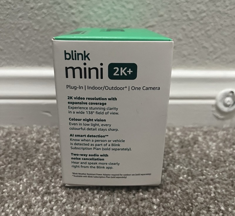 Blink - Mini 2K+ Compact plug-in security camera, 2K video resolution, Black gallery