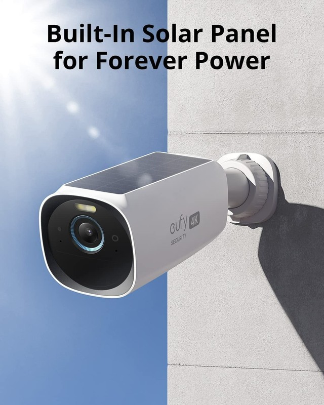 eufy S330 eufyCam 3 4-Cam Kit Wireless 4K Security Camera Integrated Solar Panel gallery