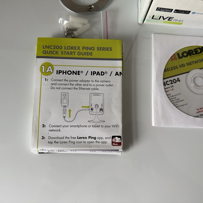 New Lorex LNC204 HD WiFi Home Security Camera IP Network Video Working CCTV gallery