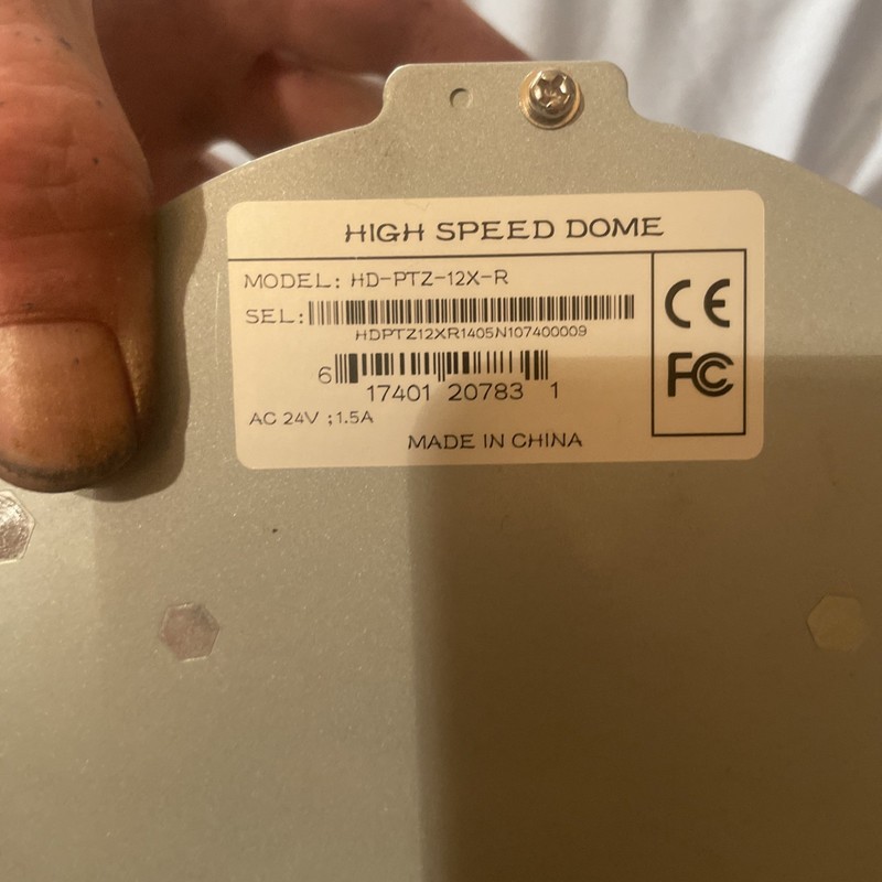HIGH SPEED DOME CLEARVIEW HD-PTZ-12X-R 1.0 TILT PAN ZOOM SECURITY CAMERA gallery