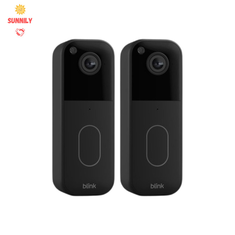 2x Blink Video Doorbell 1440p 2nd Generation WiFi Alexa Kit NEW Sealed gallery