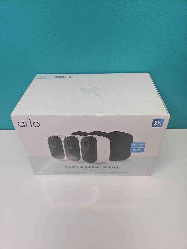 Arlo Essential 2K (2nd Generation) Wireless Security Camera White 3 Pack gallery