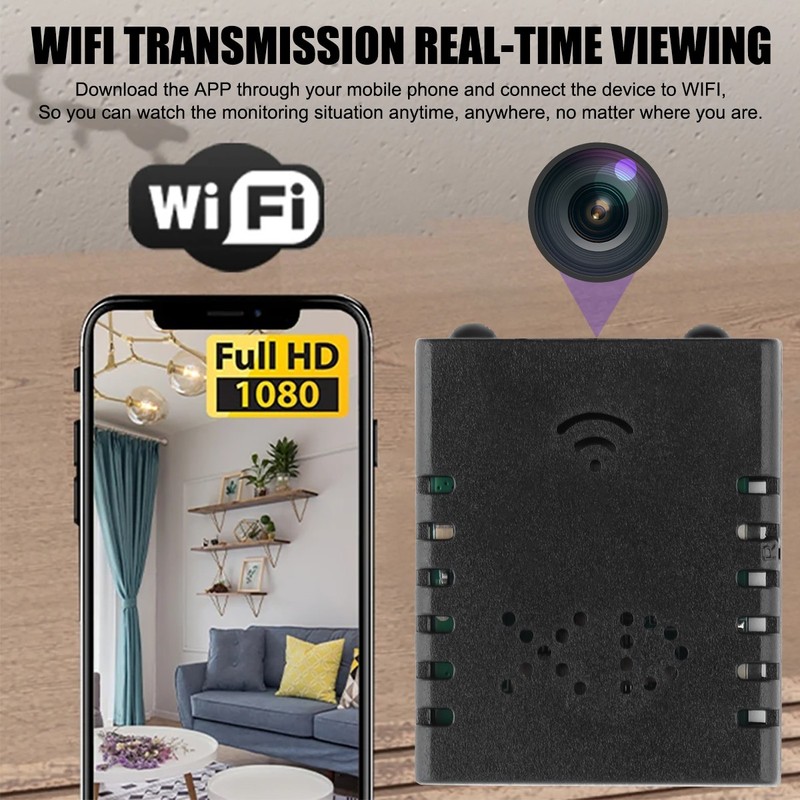 Compact USB WiFi Camera 2.4G Wireless Remote View iWFCam Night Vision No Battery gallery