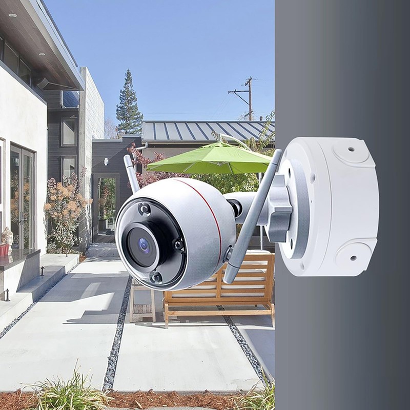 Universal Bullet Security Camera Junction Box Mount Bracket Plastic Rainproof gallery