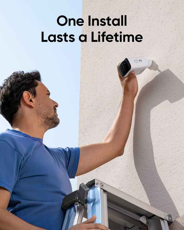 Solocam S220, Solar Security Camera, Wireless Security Camera Outdoor, 2K Resolu gallery