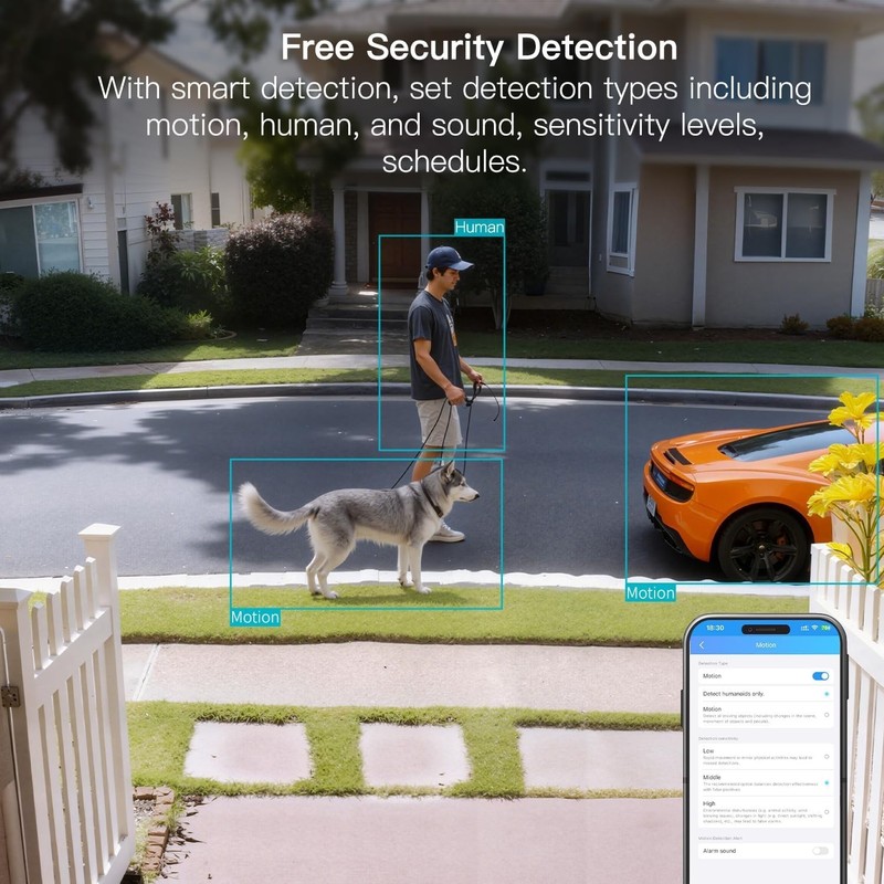 Home Security Dual Pack: 2.5K Cameras with Color Night Vision & Smart Alerts gallery