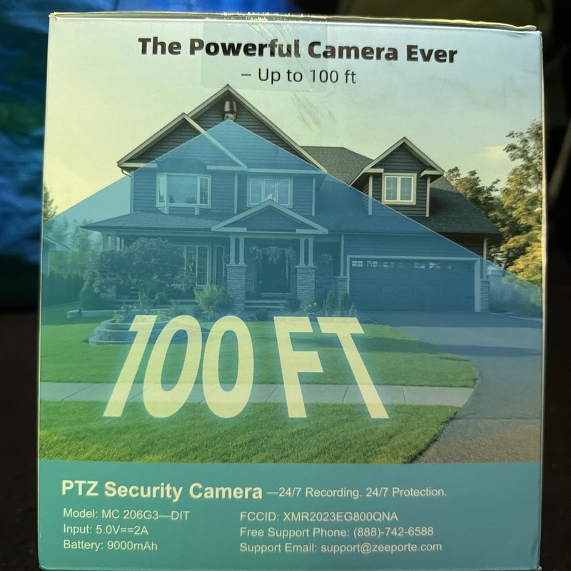 Solar Security Camera Wireless Outdoor, 2K Pan/Tilt 360° View Sl gallery
