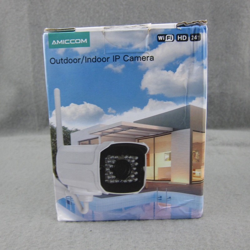 Amiccom Outdoor / Indoor IP 1080P WiFi Camera White New Sealed gallery