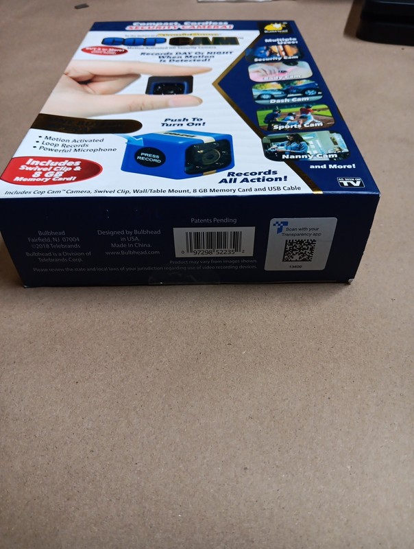 Atomic Beam M17697 Cop Cam Mini Wireless Security Camera gallery