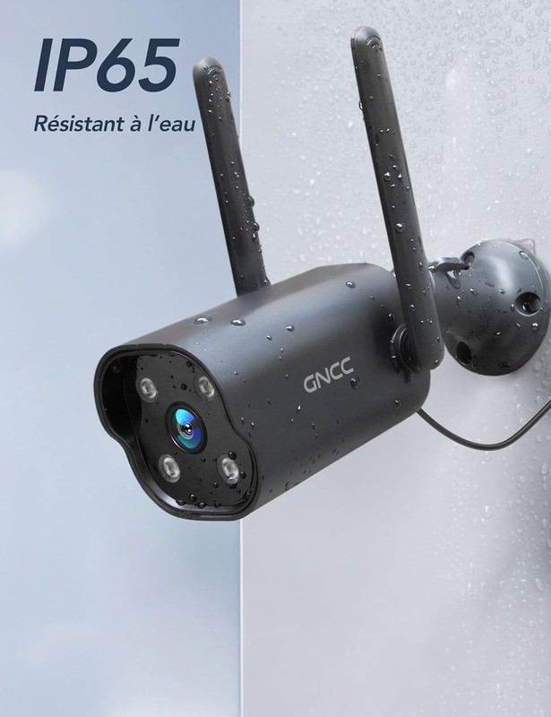 Waterproof 2K WiFi Camera with Motion Detection & Cloud Storage for Home Safety gallery