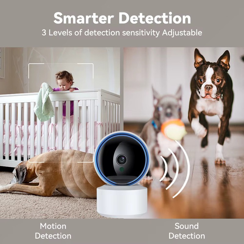 Tuya Smart 5MP WiFi IP Camera Baby Monitor 360° PTZ Motion Detection Two Way Au gallery
