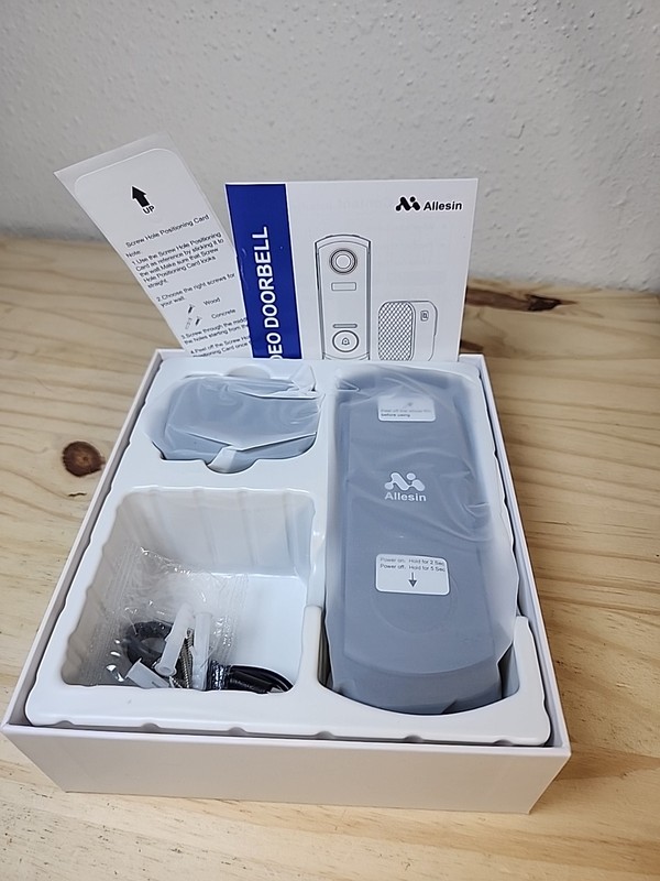 Allesin Wireless Doorbell Camera With Chime Battery Powered gallery