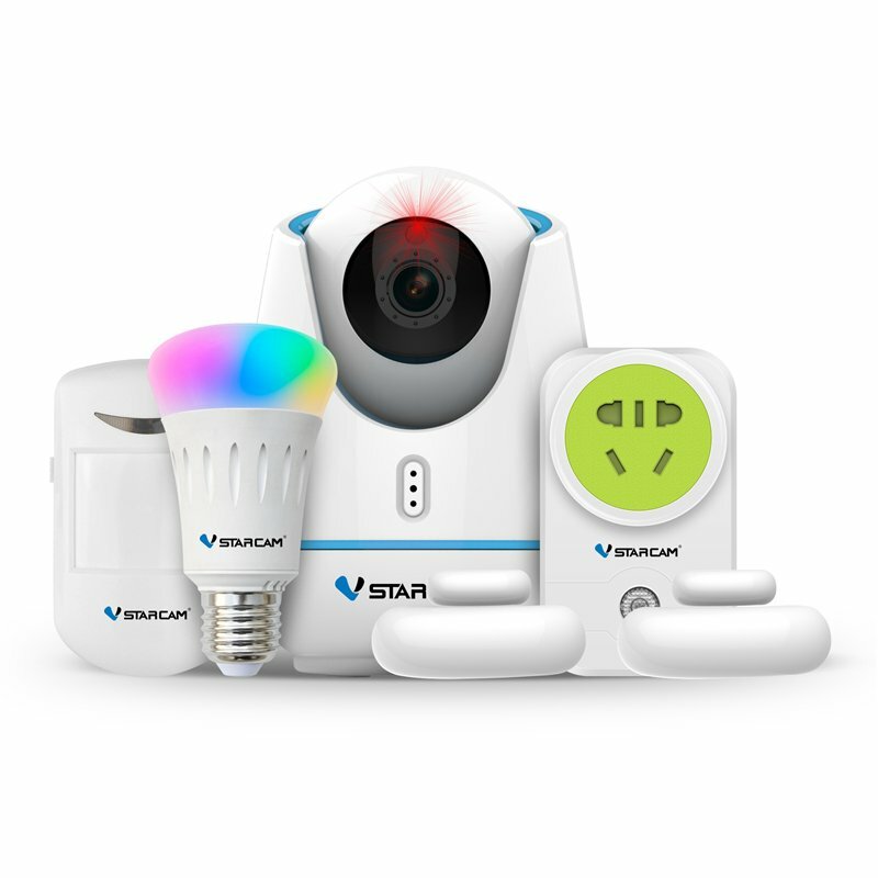 VStarcam E27TZ Smart Camera Kits Night Vision 1080P WiFi 67.2° IP Camera Set