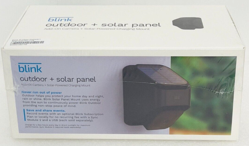 Blink Outdoor 3rd Gen Solar Panel Charging Mount wireless HD security camera gallery