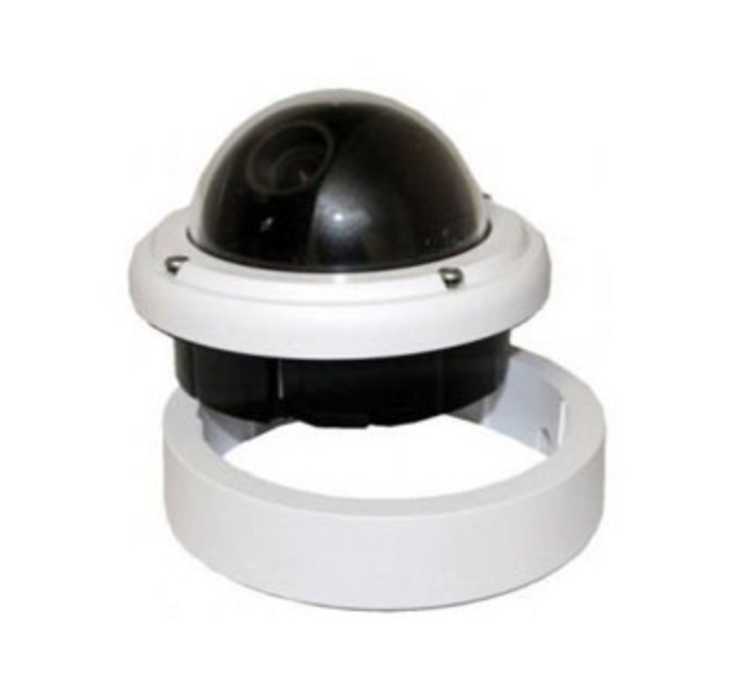 VIEW VDP20SN28V10WD Outdoor Dome Camera Hi-Res 700RVL White Base Clear Bubble