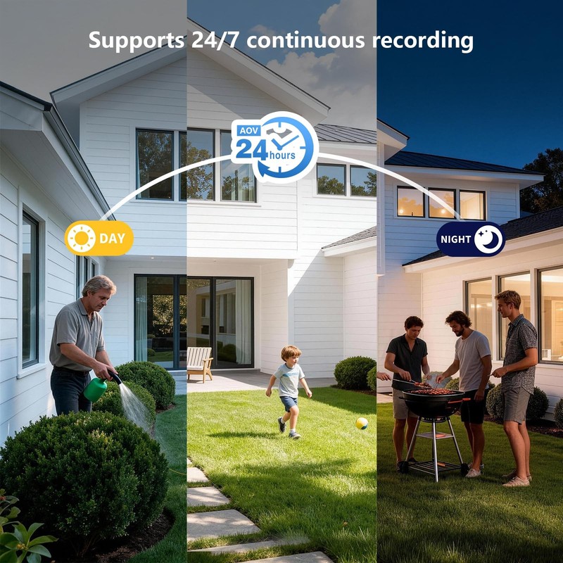2.5K 4G Camaras De Seguridad 360 Solar Para Exterior 24/7 Inalambricas Con Audio gallery