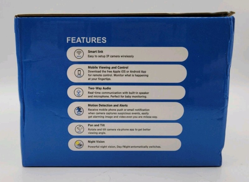 YIJOT Wireless Network CB201 Dual-Lens Wi-Fi Home Monitor White Camera Version gallery