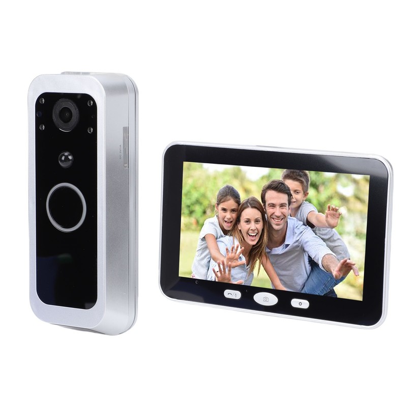 WiFi Video Doorbell Camera 1080P 150 Degree PIR Motion Detection APP Remote gallery
