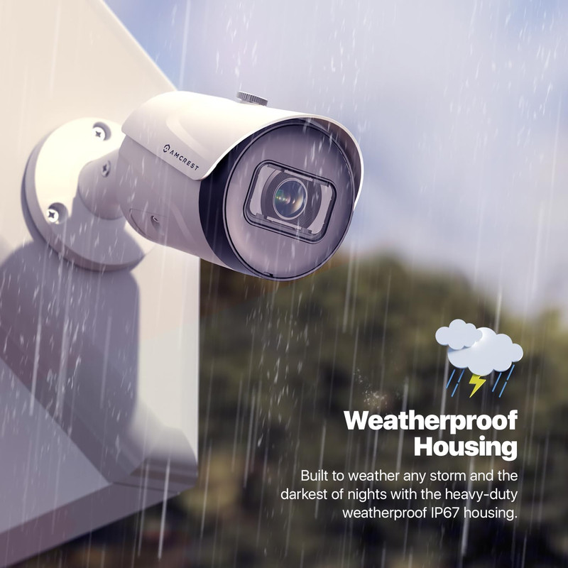 4K (8MP) IP POE Camera, Ultrahd Outdoor Bullet, 3840X2160, 98Ft Nightvision, 125 gallery