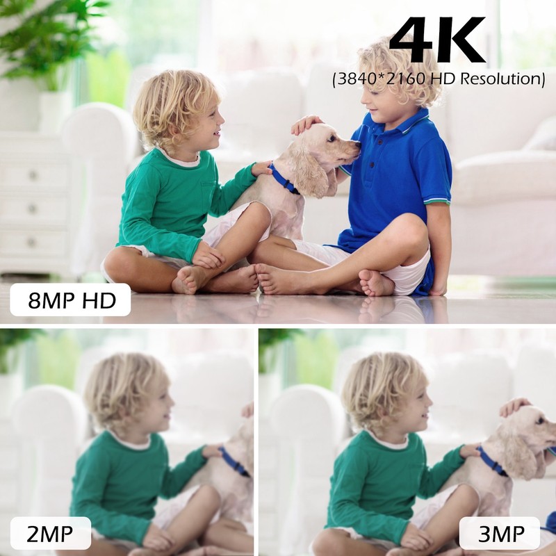 4K PoE Fisheye 1.8mm 160° Super Wide Angle Camera Color Night Vision for PoE NVR gallery
