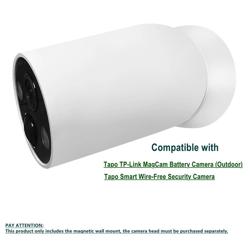 2-Pack Magnetic Wall Mounts - Compatible with TP-Link Tapo MagCam Outdoor Cam... gallery