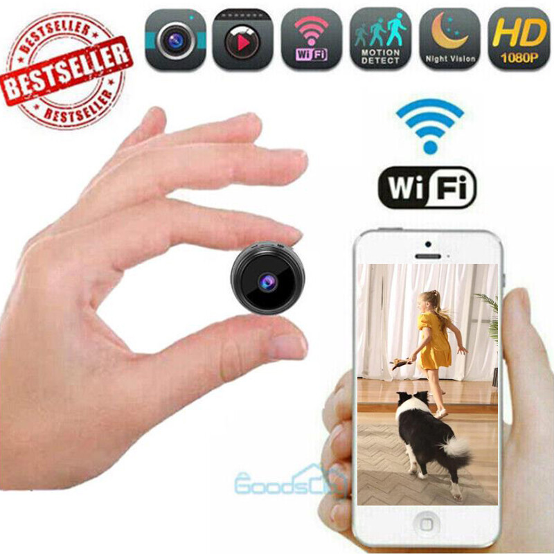 Mini Camara De Seguridad WiFi 1080P Inalambrica Con Audio Video Vision Nocturna gallery