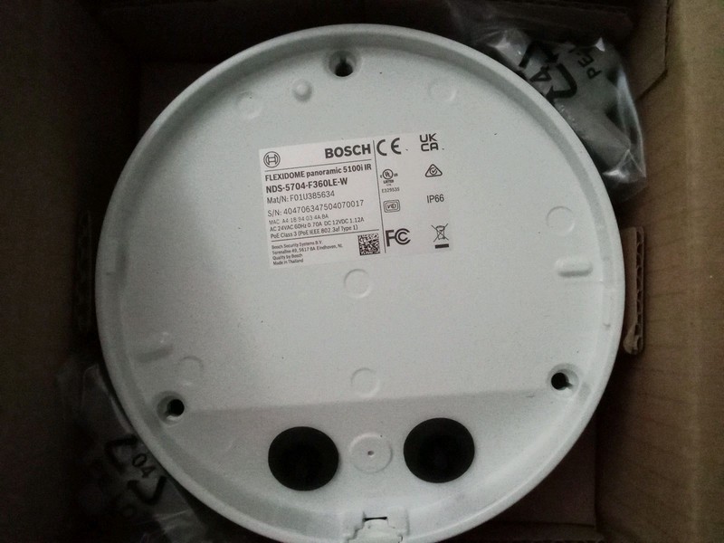 Bosch NDS-5704-F360 Flexidome 5100i 12MP IP 360° Panoramic PoE Camera gallery