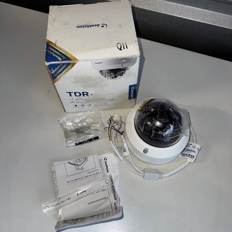 Geovision GV-TDR2700-1F Mini Rugged Dome Camera 2MP 4.0mm WDR 125-TDR2700-1F10