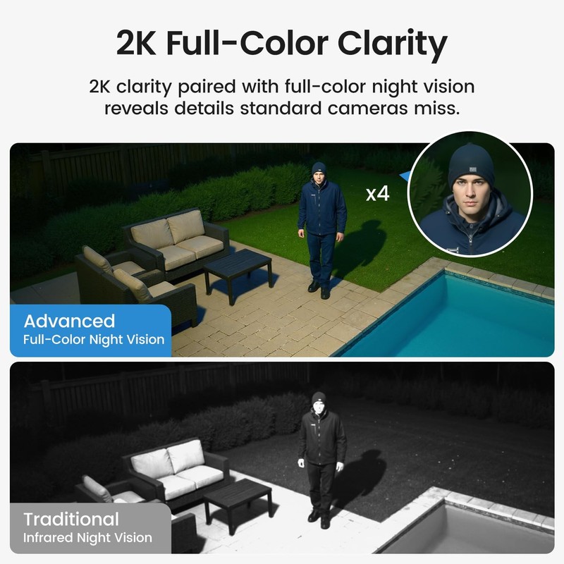 Solar Security Cameras Wireless Outdoor, 2Mins DIY Installation, No Subscript... gallery