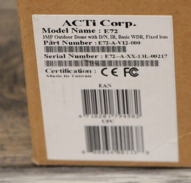 ACTi E72 Outdoor Dome HD 1080p 30fps gallery