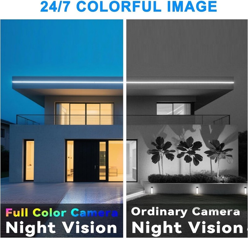 8MP PoE IP Full Color Night Vision Camera Outdoor/Indoor Metal Housing 2.8mm gallery