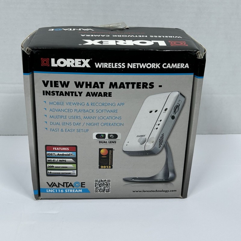 LOREX LNC 116 VANTAGE STREAM CAMERA New Open Box