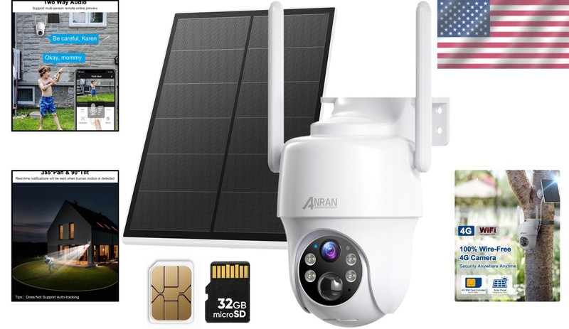 Solar-Powered Outdoor Security Camera | Smart Detection & Alerts Included gallery
