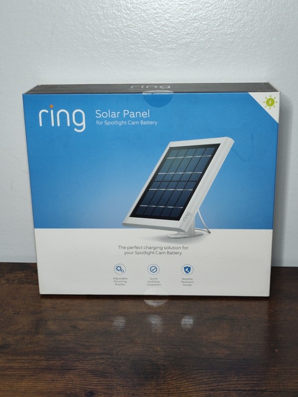 Ring Solar Panel For Spotlight Camera Battery – Brand New & Factory Sealed