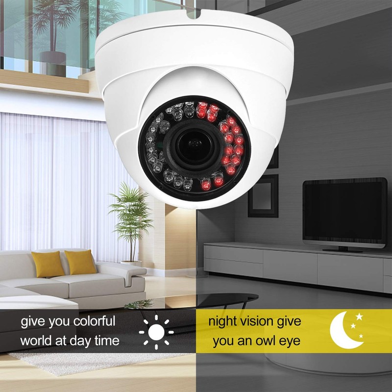 Analog CCTV HD 1080P 4-in-1 (TVI/AHD/CVI/CVBS) Dome Outdoor, 2.8mm-12mm Manua... gallery