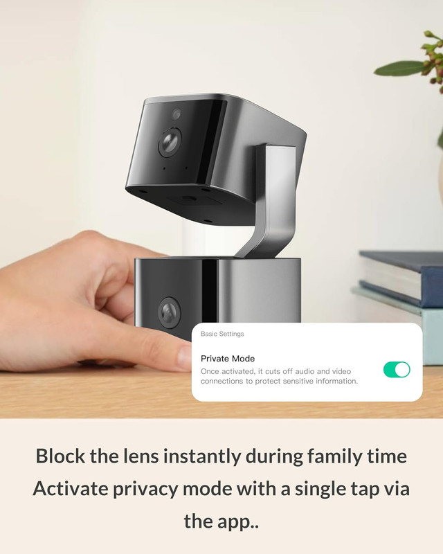 Dual Lens Security Camera Indoor 5G/2.4G Wifi, 2K+2K Pet Camera with Pan Tilt fo gallery